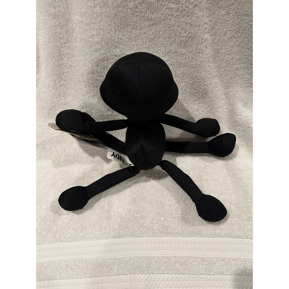 Jakks Pacific Bendy and the Dark Revival Edgar Plush Butcher Gang Black White - Picture 2 of 8